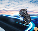 ECD4675 – NB74 Nebula Phantom X – Premium Solar-Powered Executive Chronograph