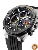 The ECD3330-RD65 Apex Horizon  premium hybrid analog-digital wristwatch